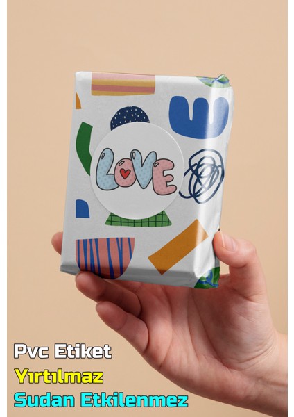Ambalaj Paketleme Etiketi Model 173 (100 Adet / 3 cm)
