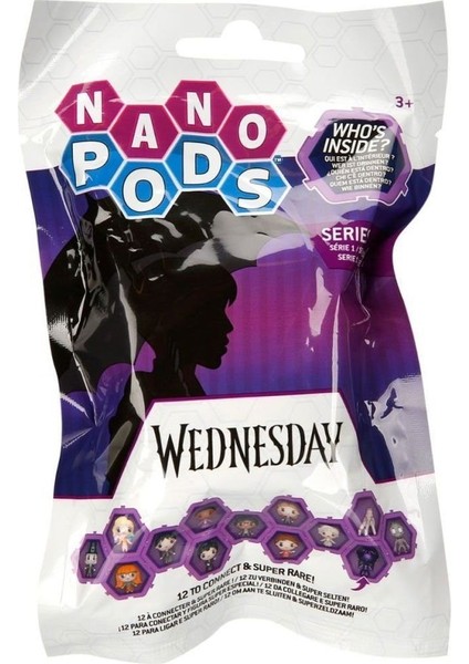 402788 Wednesday Nano Kapsül Figür Sürpriz Paket -Sunman
