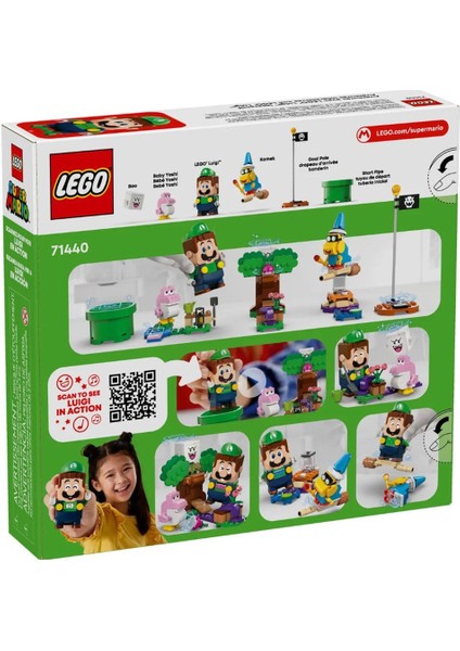 71440 LEGO Super Mario Interaktif Luigi ile Maceralar 210 Parça +7yaş indirimleri