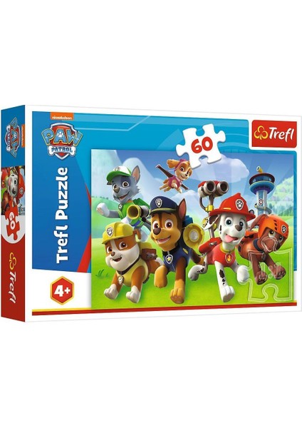 PUZZLE-17321 Paw Patrol 60 Parça Puzzle