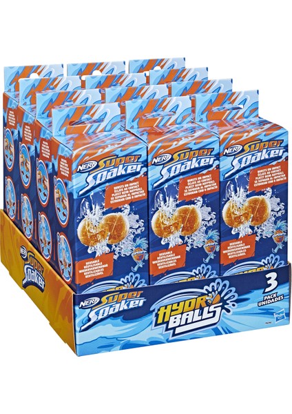 F6392 Nerf Super Soaker Hydro Balls 3lü +6 Yaş