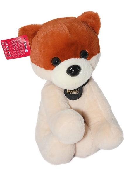 1397 Karamel Köpek 30 cm Ekru