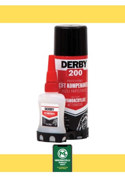 Derby Hızlı Yapıştırıcı Set