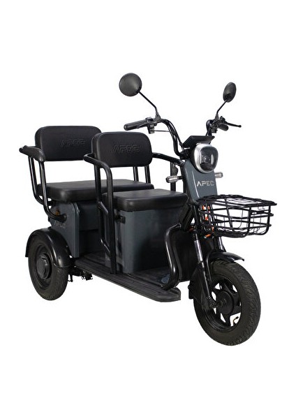 Volta Apec Apm5 3 Tekerli Elektrikli Motosiklet Gri