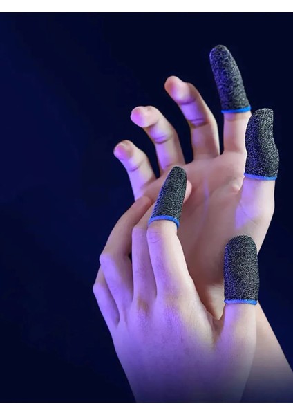E Spor Mobil Oyun Parmak Eldivenleri Süper Iletkenkarbon Fiber 1 Çift Pubg Mobile Süper Oyun Parmaklığı Oyun Geliştirici Eldiven