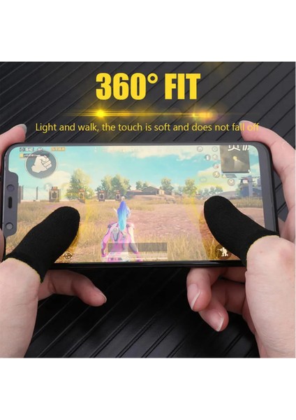 E Spor Mobil Oyun Parmak Eldivenleri Süper Iletkenkarbon Fiber 1 Çift Pubg Mobile Süper Oyun Parmaklığı Oyun Geliştirici Eldiven fiyatları