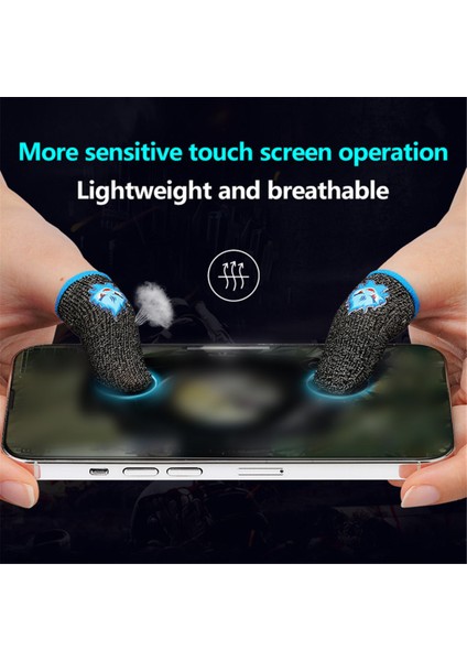 E Spor Mobil Oyun Parmak Eldivenleri Süper Iletkenkarbon Fiber 1 Çift Pubg Mobile Süper Oyun Parmaklığı Oyun Geliştirici Eldiven indirimleri