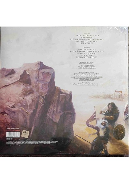 Saxon - Crusader Plak ( Renkli-Limitli Baskı) fiyatları