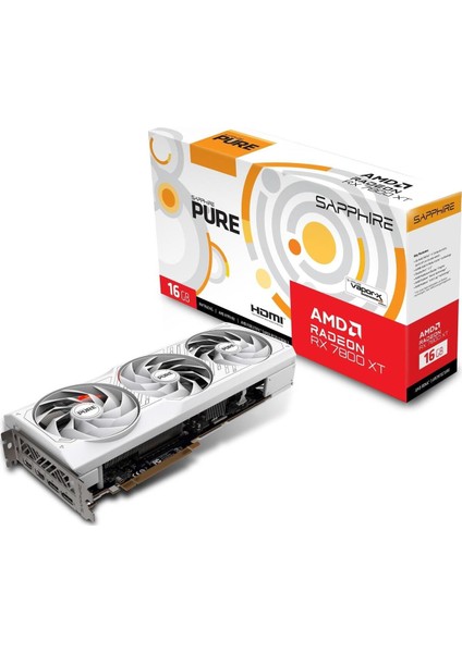 16GB RX7800XT Pure 11330-03-20G Gddr6 Hdmı-Dp Pcıe 4.0