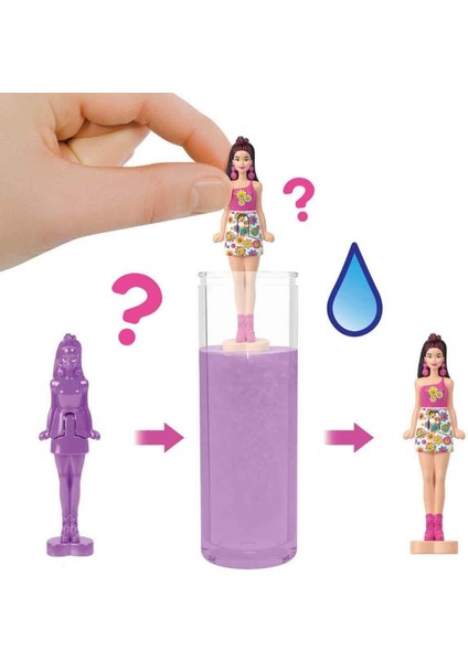 JCR08 Mini Barbieland Color Reveal Sürpriz Bebek -1 Adet Fiyatıdır