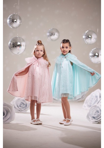 Kız Çocuk Işıltılı Tül Pelerin fiyatları