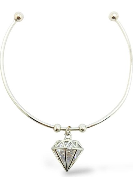 Silver Diamond Çelik Kelepçe