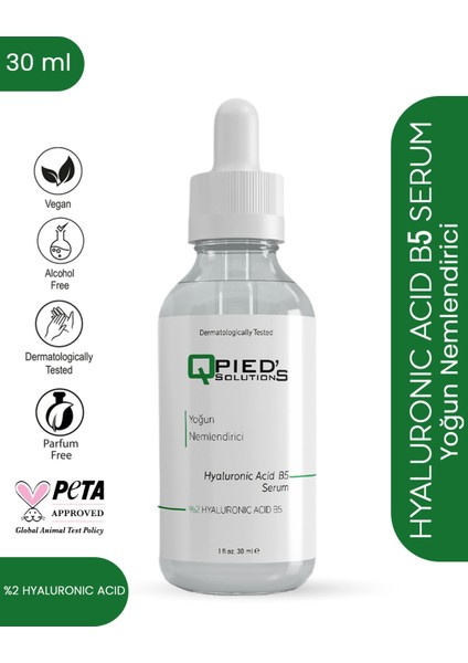 Yoğun Nemlendirici Serum Hyaluronic Acid 2% B5 30 ml