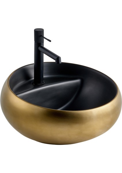 Tezgah Üstü Lavabo (Siyah Altın)
