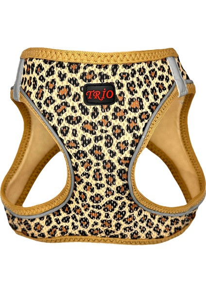 Air-Mesh Harness Göğüs Tasması Leopard