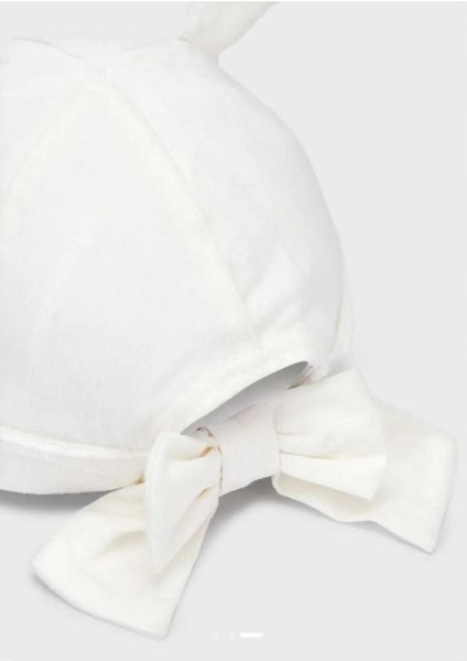 Kız Bebek Beyaz Şapka 10417-059 modelleri