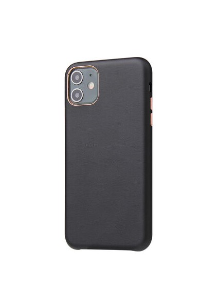 Apple iPhone 11 Kılıf Pu Deri ve Içi Dolgulu Prestiva Premium Kapak
