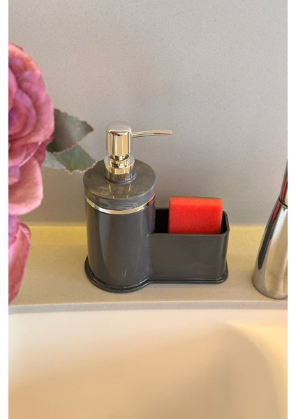 Mutfak Veya Banyo İçin Şık Altın Rengi Detaylı Süngerlikli Sıvı Sabunluk , Yerli Üretim modelleri