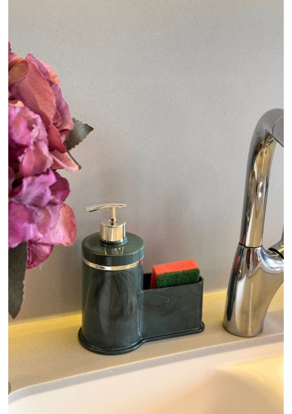 Mutfak Veya Banyo İçin Şık Altın Rengi Detaylı Süngerlikli Sıvı Sabunluk , Yerli Üretim fırsatları