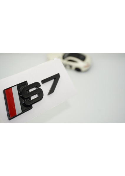 S7 Siyah Gri Kırmızı 3m Bagaj Logo Audi Ile Uyumlu