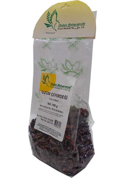 Üzüm Çekirdeği Tane Doğal 100 gr Paket fiyatları