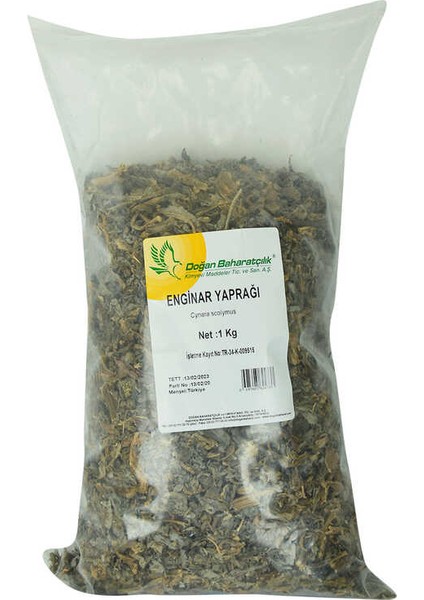 Doğal Enginar Yaprağı 1000 gr Paket