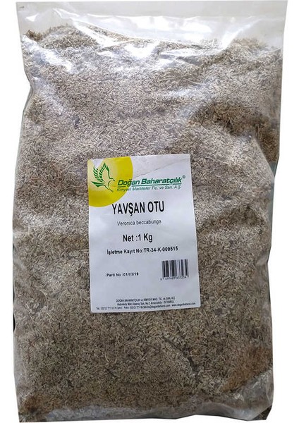 Doğal Yavşan Otu 1000 gr Paket