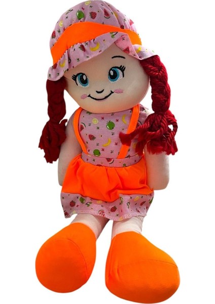 Turuncu Kıyafetli Bez Bebek - 50 cm Bez Bebek fiyatları