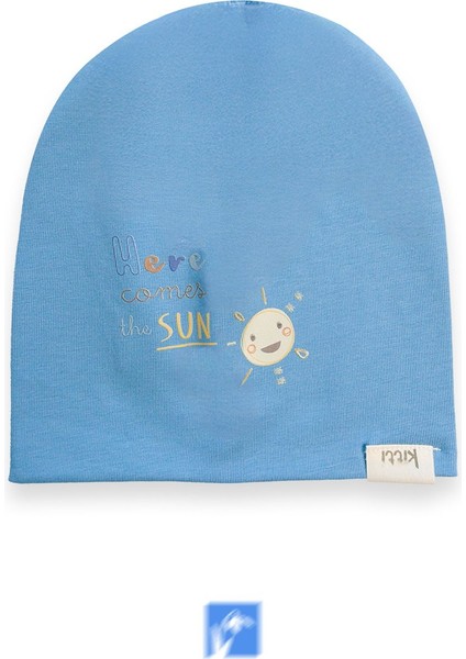 Cotton Çift Kat Erkek Bebek Penye Bere ( 0-18 Ay )