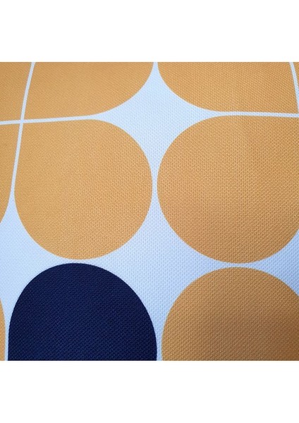 Abstrakt Sarı Siyah Minimal Geometrik Desen Tasarımlı Kırlent Kılıfı 43X43 cm modelleri