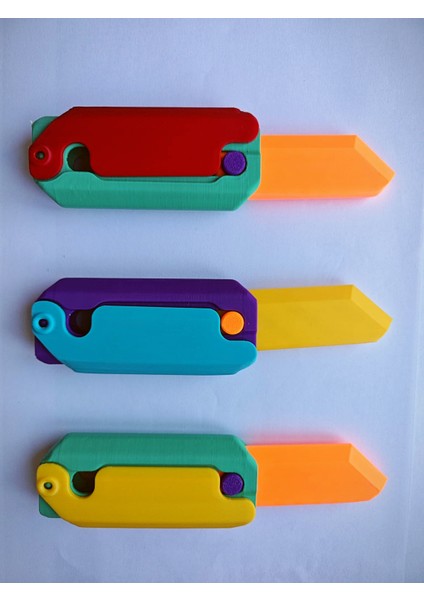 Gravity Knife, Stress Bıçağı Havuç Bıçak Plastik