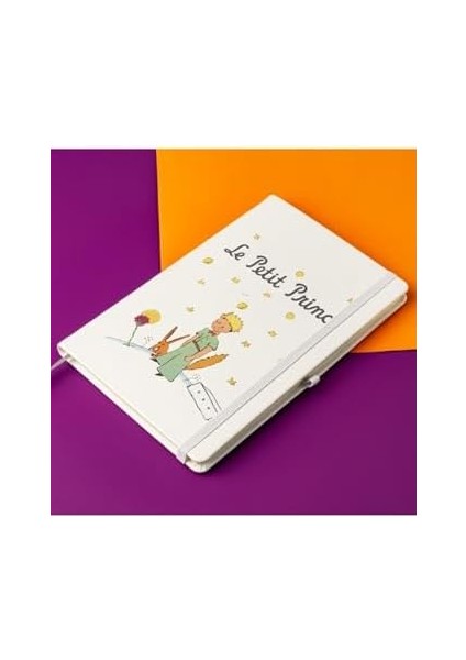Küçük Prens Tasarımlı Çizgili Not Defteri 13 cm x 21 cm Ölçülerinde, 100 Yaprak modelleri