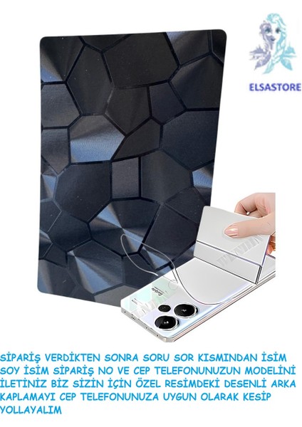 Apple iPhone Desenli Arka Kaplama Desen Kod6