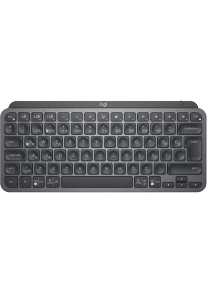 Menashop Mx Keys Mini Minimalist Kablosuz Bluetooth Aydınlatmalı Türkçe Q Klavye - Siyah