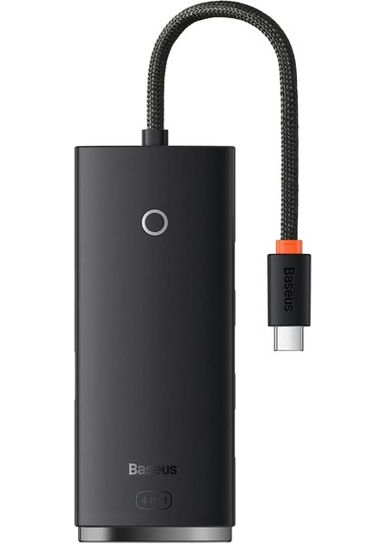 Lite 4in1 Multifonksiyonel Type-C Hub Dock Station Siyah