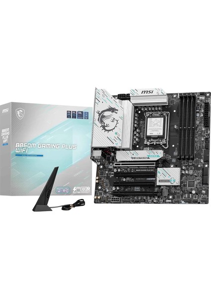 Menashop B860M Gamıng Plus Wıfı Soket 1851 Ddr5 8600MHZ(OC) 3xm.2 1x Tb4 HDMI Dısplay 5g Lan Wıfı 7 Matx