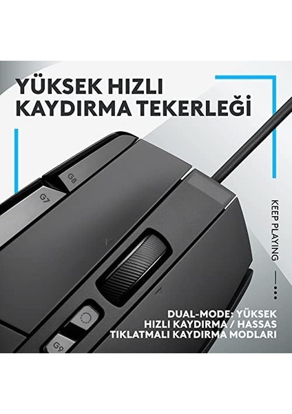 G G502 x Kablolu Oyun Mouse'u, Lıghtforce Hibrit Optik-Mekanik Ana Anahtarlar, Hero 25K Oyun Sensörü, Macos, Windows ve Pc ile Uyumlu, Siyah fiyatları