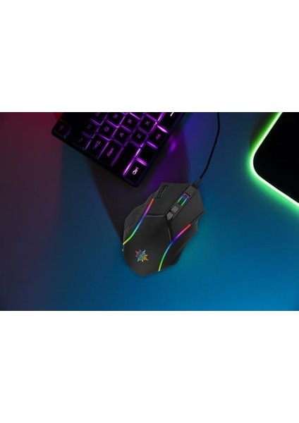 Menashop IMG-351T Empousa Rgb LED 12800 Dpi Gaming Mouse