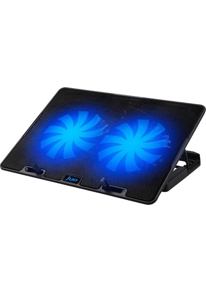 Menashop Windy LED Aydınlatmalı Notebook Soğutucu Siyah