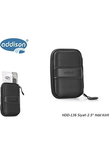 Menashop Adisson HDD-136 Harddisk Kılıfı, Siyah, 2.5"