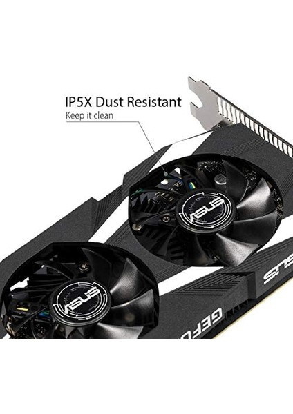 Menashop Geforce Gtx 1650 DUAL-GTX1650-O4GD6-P-EVO 4 GB Gddr6 Oc DVI HDMI Dp Ekran Kartı