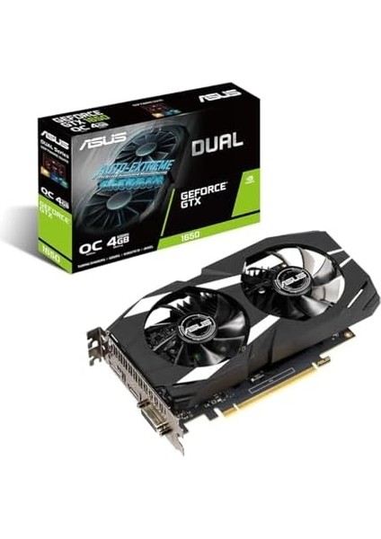 Menashop Geforce Gtx 1650 DUAL-GTX1650-O4GD6-P-EVO 4 GB Gddr6 Oc DVI HDMI Dp Ekran Kartı