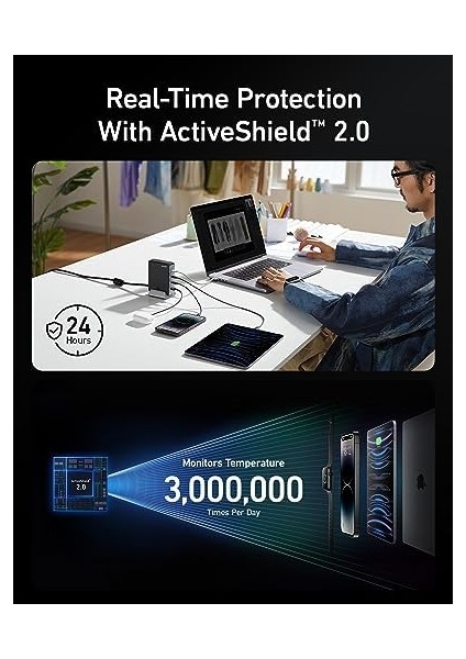 Prime 749 Masaüstü Şarj Cihazı (240W Gan-4 Port) A2342 fiyatları