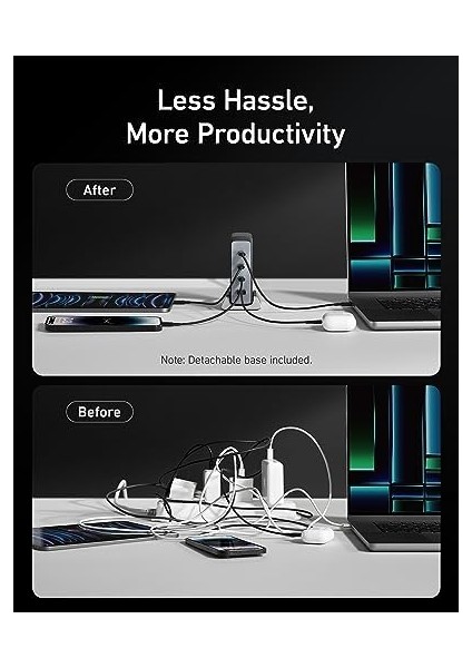 Prime 749 Masaüstü Şarj Cihazı (240W Gan-4 Port) A2342 modelleri