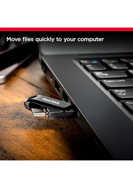 Ultra Dual Drive Go USB Type-C 1 Tb (Android Akıllı Telefon Hafızası, USB Type-C Bağlantısı, 400 Mb/s Okuma Hızı, Anahtarlık Olarak Kullanım Mümkündür)