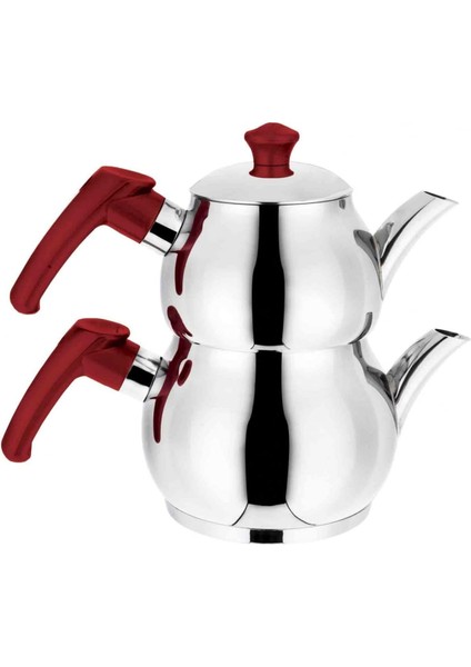 Menashop Mini Dem Çaydanlık Kırmızı