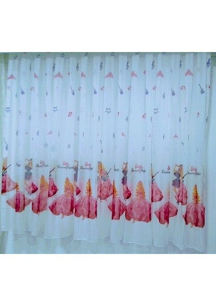 Lisanslı Barbıe The Prıncess The Popstar Tül PERDE-180 cm x 200 cm -Pilesiz fiyatları