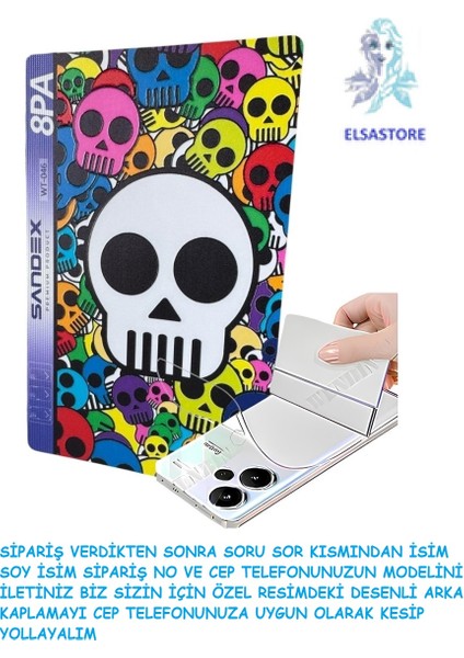 Apple iPhone Desenli Arka Kaplama Desen Kod2