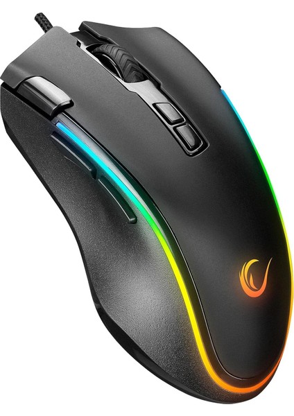 Menashop SMX-G72 Greedy 8 Tuşlu Double Click Real Rgb Ledli Makrolu 7200DPI Gaming Oyuncu Mouse