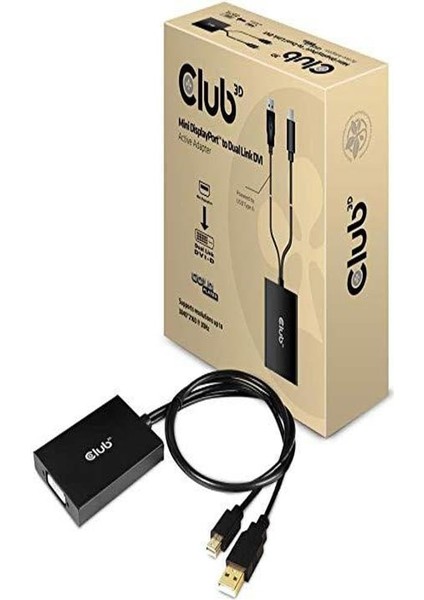 3D Minidisplayport 1.2A Dual Link Dvı-D Aktif Adaptör